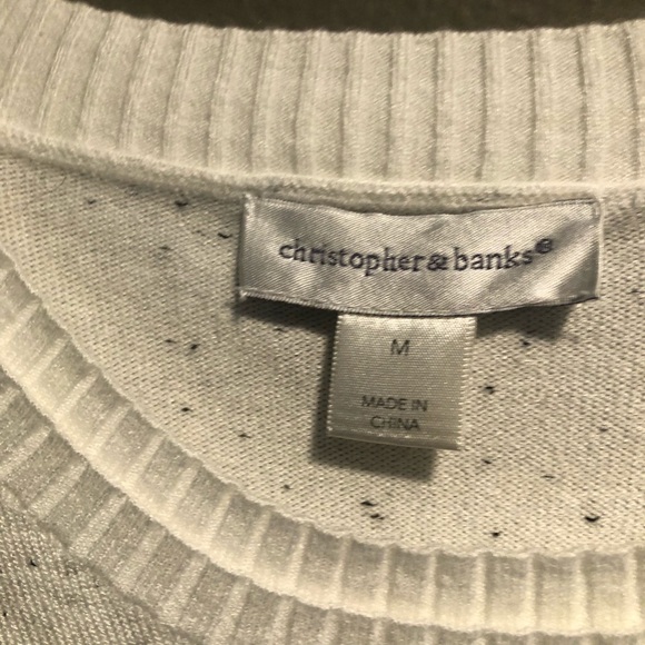 Christopher & Banks Crew Neck Sweater, Medium - Picture 5 of 8